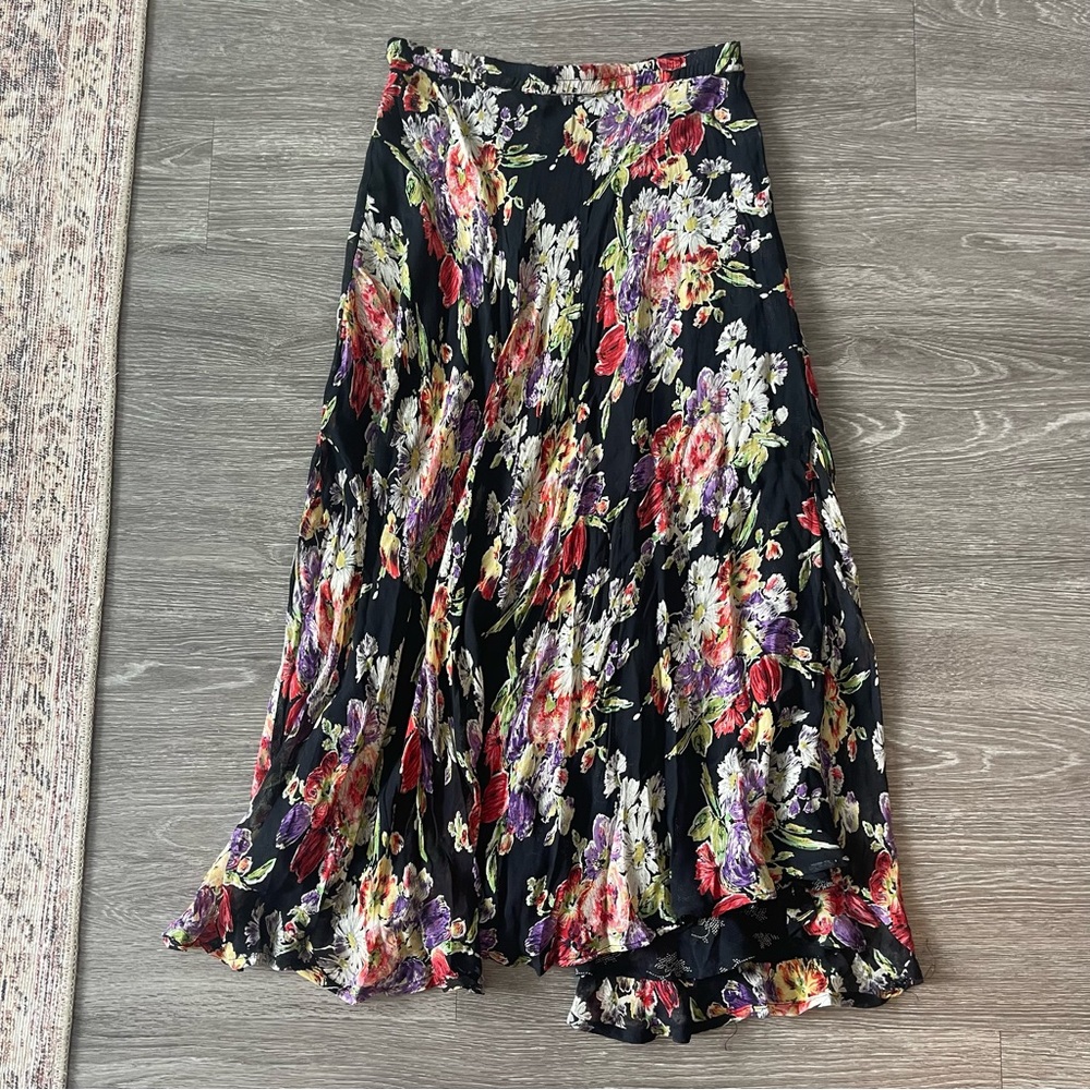 Floral Slip Skirt